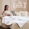 Bare Home Fleece Blanket Luxury Microplush (Throw, White)