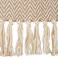 DII Chevron Throw Collection Handloomed Cotton, 50x60, Stone