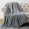 Utopia Bedding Soft Fleece Bed Blanket Throw Size Ash Grey (50x60 Inch)