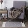 DII Zig Zag Throw Collection, Statement Blanket, 50x60, Stone