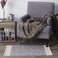 DII Zig Zag Throw Collection, Statement Blanket, 50x60, Stone