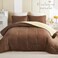 Exclusivo Mezcla Reversible Soft Queen Comforter Set, 3 Pieces