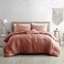 Modern Threads 4-Piece Garment-Washed Comforter Set Beck Dark Rose King