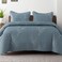 Exclusivo Mezcla Reversible Boho Quilt King Size Blue