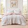 Madison Park Gia Comforter Set, King/Cal King, 3 Piece, Blush/White