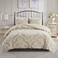 Madison Park Tufted Chenille Cotton Damask Comforter Set, 3PC King/Cal King