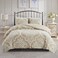Madison Park Tufted Chenille Cotton Damask Comforter Set, 3PC King/Cal King