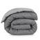Bare Home Reversible Comforter (Queen, Grey/Light Grey)