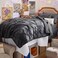 Bedsure Twin Comforter Set &amp; Sheet Set, 5-Piece Dark Grey Bedding Set