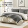 Comfort Spaces Kienna Queen Quilt Bedding Set 3 Piece, 90"x90" Charcoal