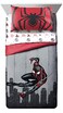 Marvel Miles Morales Twin Comforter Set 5 Piece Kids Bedding, Gray
