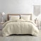 Modern Threads 4-Piece Garment-Washed Comforter Set Beck Coconut Queen