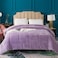 KASENTEX Queen Comforter, Warm Reversible Sherpa, Purple