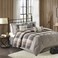 Madison Park Cabin Lodge Plaid Herringbone Comforter Set, 7PC Queen