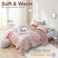Comfort Spaces Reversible Velvet Blush King Comforter Set, 3pc