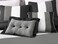 Loft 8-Piece Striped Comforter Set Queen, Black/Gray/White