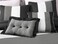 Loft 8-Piece Striped Comforter Set Queen, Black/Gray/White