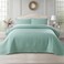 KASENTEX Queen Quilt Set 90x90, Soft Washed 3-Layer Lightweight
