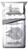 Star Wars Full Comforter Set 7 Piece Soft Bedding for Boys, White