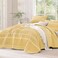 Andency Yellow Twin Quilt Set, 2 Pieces Boho Lightweight Striped Bedspread