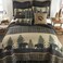 Donna Sharp Bear Walk Plaid Quilt, Twin, 68" x 90