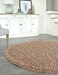 Unique Loom Solid Shag Collection Area Rug (7' 1" Round, Sandy Brown)