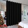 RYB HOME Extra Wide Long Curtain Privacy Office Space Divider Wall Panel