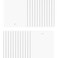 DALIX 82.5" White Vertical Blinds Replacement Slats Sliding Door Window (24 Pack)
