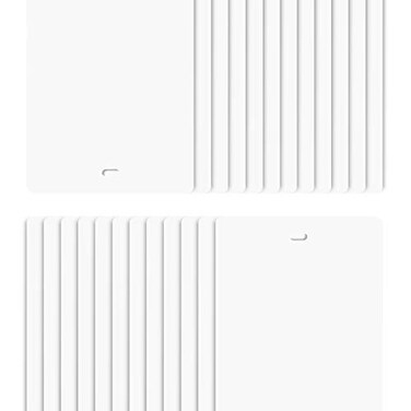 DALIX 82.5" White Vertical Blinds Replacement Slats Sliding Door Window (24 Pack)