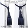 BEL AVENIR 2 Pack Curtain Tiebacks Tassel Drapery Tie-Backs Rope Holdbacks