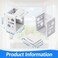 Jetec 4 Pcs 1 Inch Mini Blind Bracket Replacement Plastic Headrail Mounting
