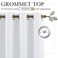 RYB HOME White Curtains Room Seperating Divider for Shared Apartment Dorm