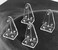 10pcs Clear PC Hold Down Brackets for 1" Mini Blinds &amp; More