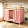 Qubanda Dorm Bottom Bunk Privacy Bed Curtains Cloth Bed Canopy Shading Nets