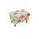 Ottoman Cover Rectangular Storage Ottoman Slipcover Footrest Stool Covers