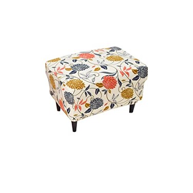 Ottoman Cover Rectangular Storage Ottoman Slipcover Footrest Stool Covers