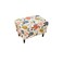 Ottoman Cover Rectangular Storage Ottoman Slipcover Footrest Stool Covers