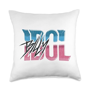 Billy Idol - Gradient Logo Throw Pillow