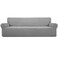 Easy-Going Stretch 4 Seater Oversized Sofa Couch Cover Light Gray