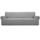 Easy-Going Stretch 4 Seater Oversized Sofa Couch Cover Light Gray
