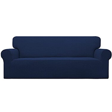 Easy-Going Stretch Oversized Sofa Couch Slipcover Washable Navy