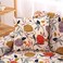 HOOBUY Printed Sofa Cover Stretch Couch Covers Patterned Sofas Seater Slipcovers for 4 Cushion Couch Set HT (4 Seater/Large 3 Seater)