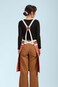 Caldo Split Leg Apron (Terracotta)