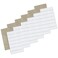 SIMPLI-MAGIC 79282 Microfiber Kitchen Towels, Brownstone/White, 15"x25", 12 Pack