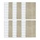 SIMPLI-MAGIC 79282 Microfiber Kitchen Towels, Brownstone/White, 15"x25", 12 Pack