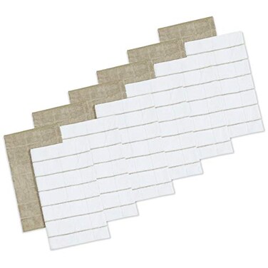 SIMPLI-MAGIC 79282 Microfiber Kitchen Towels, Brownstone/White, 15"x25", 12 Pack