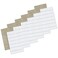 SIMPLI-MAGIC 79282 Microfiber Kitchen Towels, Brownstone/White, 15"x25", 12 Pack
