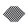 DII Cotton Napkin Set Machine Washable Everyday Basic, 20x20, Black &amp; White Gingham, 4 Count