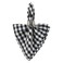 DII Cotton Napkin Set Machine Washable Everyday Basic, 20x20, Black &amp; White Gingham, 4 Count