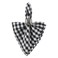 DII Cotton Napkin Set Machine Washable Everyday Basic, 20x20, Black &amp; White Gingham, 4 Count